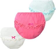 👶 jieya baby girls cotton bow-knot briefs panties - pack of 3 or 5, comfortable & stylish option for your little one logo