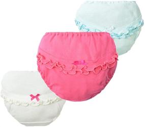 img 2 attached to 👶 JIEYA Baby Girls Cotton Bow-Knot Briefs Panties - Pack of 3 or 5, Comfortable & Stylish Option for Your Little One