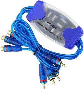 img 4 attached to 🎧 Enhanced 4-Channel Ground Loop Isolator: RCA Noise Filter for Improved Audio Isolation and Quality Enhancement