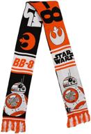 bb-8 jacquard scarf from 🧣 star wars episode vii: the force awakens logo