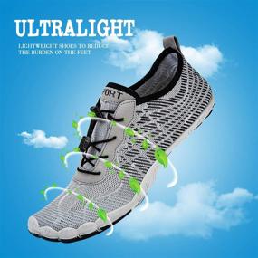 img 1 attached to Versatile Unisex Water Shoes: Quick-Dry Aqua Socks for Kayaking, Swimming, Surfing, Yoga, and Fishing