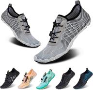 versatile unisex water shoes: quick-dry aqua socks for kayaking, swimming, surfing, yoga, and fishing logo