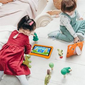 img 2 attached to 📱 Xgody 7 Inch Kids Tablet - 3GB RAM, 32GB ROM, Android 10.0, WiFi, Bluetooth, Dual Camera, Pre-Installed Kid's Learning-Educational APP, Parental Control, Includes Case