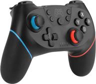 🎮 diswoee & diswoe wireless pro controller gamepad for nintendo switch - amibo support, wakeup, screenshot, vibration functions, black logo