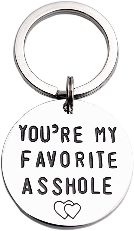 lparkin you favorite asshole keychain 로고