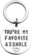 lparkin you favorite asshole 🕶️ keychain: a playful and memorable accessory logo