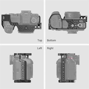 img 2 attached to 📸 Enhance Your Panasonic Lumix DC-S1 and S1R with SmallRig Camera Cage CCP2345, Featuring Cold Shoe and NATO Rail