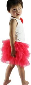 img 2 attached to Enchanting Wennikids Baby Girl's Dance Skirt: Chiffon Pettiskirt Tutu Delights