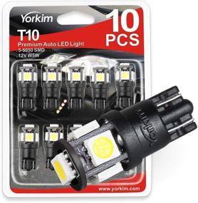 img 4 attached to 🔆 Yorkim T10 Светодиодные лампы 6500K Xeron Белый без полярности 6-го поколения - Яркие светильники для салона автомобиля - Набор из 10 штук