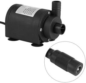 img 3 attached to 💦 High-Efficiency Brushless Motor Submersible Water Pump - 24V DC, Ideal for Aquarium Circulation, 1000L/H Water Flow Rate, Powerful 23ft Lift Capability