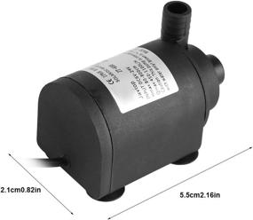 img 1 attached to 💦 High-Efficiency Brushless Motor Submersible Water Pump - 24V DC, Ideal for Aquarium Circulation, 1000L/H Water Flow Rate, Powerful 23ft Lift Capability