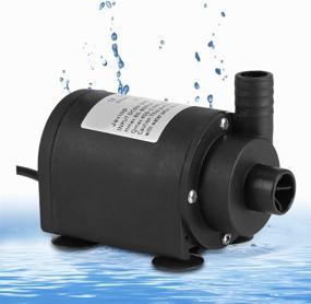 img 2 attached to 💦 High-Efficiency Brushless Motor Submersible Water Pump - 24V DC, Ideal for Aquarium Circulation, 1000L/H Water Flow Rate, Powerful 23ft Lift Capability