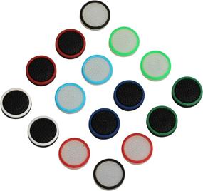 img 4 attached to Enhance Gaming Experience with Timorn's 16 Pack Silicone Controller Thumbstick Grip Caps for Switch and Joy Con Accessories