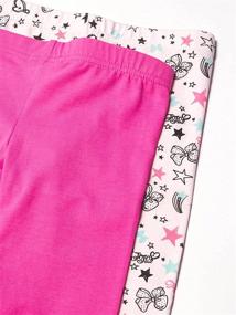 img 1 attached to 👯 JoJo Siwa Girls' 2-Pack Cotton Blend Graphic Leggings - Enhanced SEO