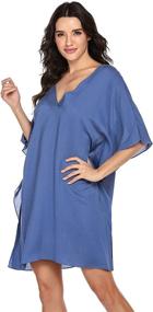 img 1 attached to Ekouaer Oversized Swimsuit Beachwear Coverups Women's Clothing for Swimsuits & Cover Ups