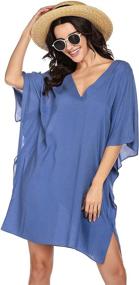 img 4 attached to Ekouaer Oversized Swimsuit Beachwear Coverups Women's Clothing for Swimsuits & Cover Ups