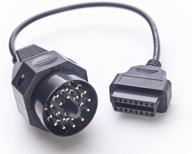 enhanced connectivity: creator 20pin obd1 to 16pin obd2 adapter cable for bmw e31 e32 e34 e36 logo