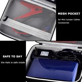 img 2 attached to Protective Case for Halo Bolt Portable Car Jump Starter 57720 58830 - Jumper Cables and Laptop Power Bank - Case Only