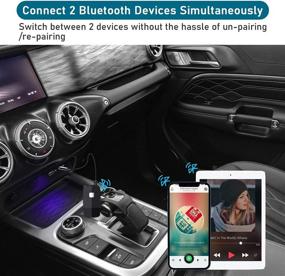 img 2 attached to Giveet Bluetooth V5.0 Receiver for Speaker: Wireless Portable Audio Adapter for Home Music Streaming, Car Stereo, 16H Battery, Dual Link