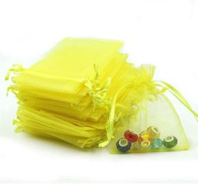 img 4 attached to Jwsqmc Organza Drawstring Jewelry Birthday