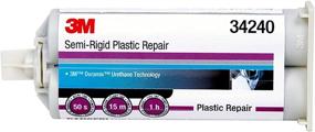 img 1 attached to 🔧 3M 34240 Semi Rigid Plastic Repair: Expert Solution for Durable Plastic Restoration