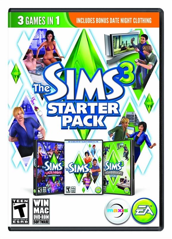sims 스타터 팩 pc mac 로고