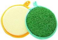 🧽 utenew 10 pack microfiber scrubbing pads - dishwashing scrubber sponge, dish scrub cloths, kitchen scrub pads logo