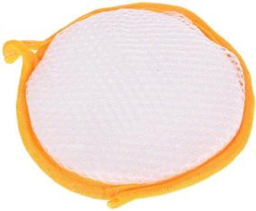 img 3 attached to 🧽 UTENEW 10 Pack Microfiber Scrubbing Pads - Dishwashing Scrubber Sponge, Dish Scrub Cloths, Kitchen Scrub Pads