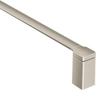 moen yb8824bn 24-inch modern bathroom single towel bar in brushed nickel finish logo