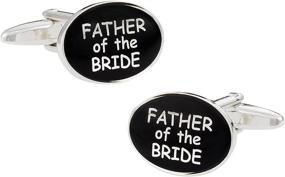 img 4 attached to Cuff Daddy Wedding Cufflinks Father Presentation