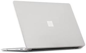 img 4 attached to Transparent mCover Hard Shell Case for 13.5-inch Microsoft Surface Laptop 1/2/3 with Alcantara Keyboard - NOT Compatible with Metal Type Keyboard Version