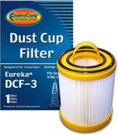 envirocare replacement premium vacuum cleaner hepa filter for eureka dcf-3 bagless uprights - perfect fit & maximum filtration! логотип