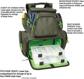 img 3 attached to 🎒 Wild River Multifunctional CLC WT3606 Large Backpack: Ideal Fishing Tackle Storage with Two 3600 Style Trays