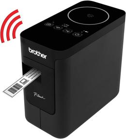 img 3 attached to 🖨️ Brother P-touch PTP750W Wireless Label Maker with NFC Connectivity, USB Interface, Mobile Printing - Black