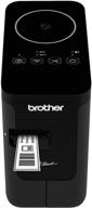 🖨️ brother p-touch ptp750w wireless label maker with nfc connectivity, usb interface, mobile printing - black logo