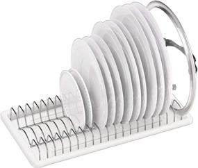 img 3 attached to 🔁 Efficient Chrome Plate Drying Rack with Drainboard by Simple Houseware: Optimal Kitchen Organization and Drying Solution