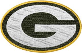 img 4 attached to 🏈 Embroidered Green Football Team Patch - Sports Team Logo for American Football - Iron On - Size: 3.9 x 2.6 inches