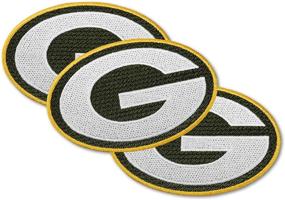 img 1 attached to 🏈 Embroidered Green Football Team Patch - Sports Team Logo for American Football - Iron On - Size: 3.9 x 2.6 inches