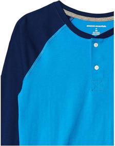 img 2 attached to Long-Sleeve Henley T-Shirts 👕 for Boys by Amazon Essentials