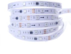 img 3 attached to 🚨 Programmable Alarmpore 5m WS2811 LED Strip: Waterproof Dream Magic Color 5050 BRG LED Light with Addressable Control