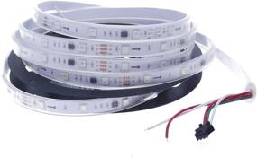 img 1 attached to 🚨 Programmable Alarmpore 5m WS2811 LED Strip: Waterproof Dream Magic Color 5050 BRG LED Light with Addressable Control