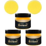 🌿 natural wood seasoning beeswax polish – enhances and protects wood furniture: doors, tables, chairs, cabinets, and floors логотип