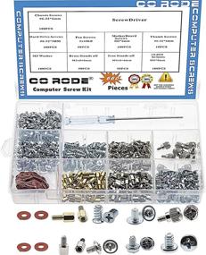 img 4 attached to 🔩 Complete 660pcs Phillips Head Computer PC Spacer Main Board Standoffs Screws Assortment Kit with Screwdriver Included - Perfect for Hard Drive Motherboard Fan Power Graphics