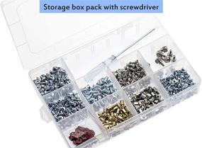 img 1 attached to 🔩 Complete 660pcs Phillips Head Computer PC Spacer Main Board Standoffs Screws Assortment Kit with Screwdriver Included - Perfect for Hard Drive Motherboard Fan Power Graphics