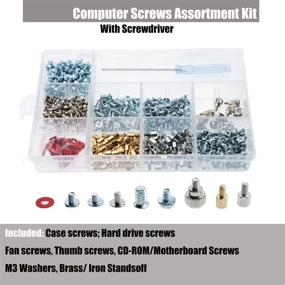 img 2 attached to 🔩 Complete 660pcs Phillips Head Computer PC Spacer Main Board Standoffs Screws Assortment Kit with Screwdriver Included - Perfect for Hard Drive Motherboard Fan Power Graphics