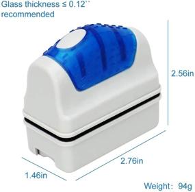 img 1 attached to 🧲 Jasonwell Magnetic Glass Cleaner Scrubber - Floating Aquarium Fish Tank Scraper for Efficient Cleaning