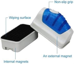 img 2 attached to 🧲 Jasonwell Magnetic Glass Cleaner Scrubber - Floating Aquarium Fish Tank Scraper for Efficient Cleaning