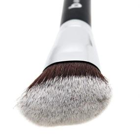 img 1 attached to Beauty Junkees Angled Kabuki Blush Brush: Soft Synthetic Bristles for Effortless Application of Blusher, Bronzer, Contour, and More!