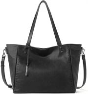 cluci capacity handbags leather shoulder logo