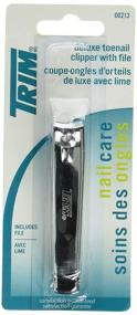img 2 attached to 💅 Enhanced Precision: Trim Deluxe Toenail Clipper 1Ct. for Effortless Trimming